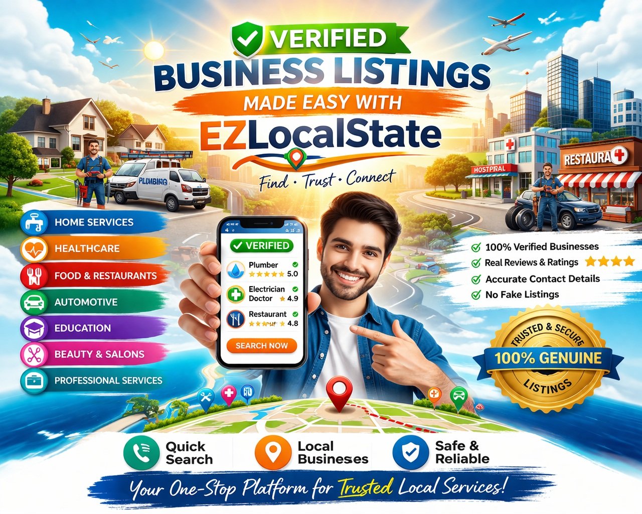 Verified Business Listings Made Easy with EZLocalState